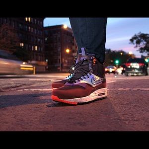 Nike Air Max 1 WMNS Sneakerboot Deep Burgundy